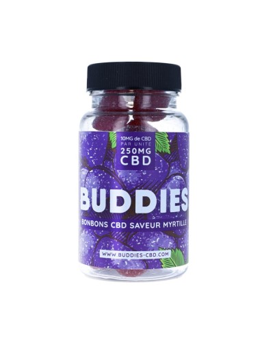 Bonbon CBD myrtille - Buddies