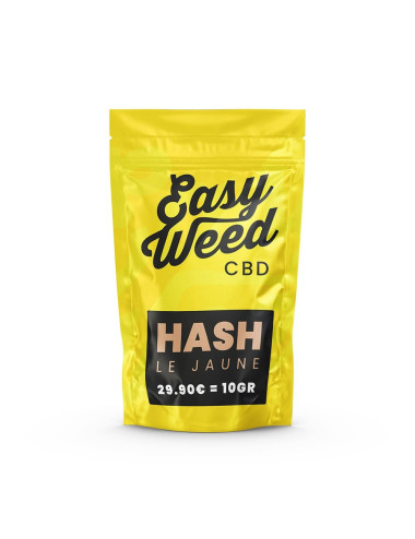 Jaune CBD Hash par Weedy : Luxueuse Résine Artisanale à 18% de CBD