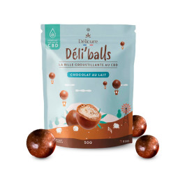 Déli'balls CBD chocolat au lait - Délicure