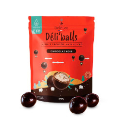 Déli'balls CBD chocolat noir - Délicure
