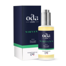 Huile pour massage au cannabis