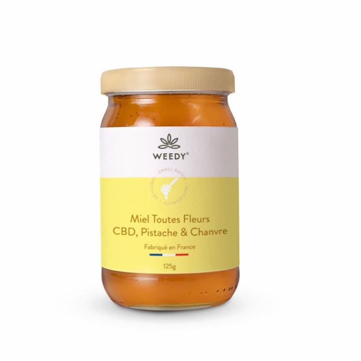 Miel Chanvre, CBD & HE de pistache - 125 g