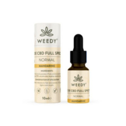 Huile CBD weedy à la mandarine