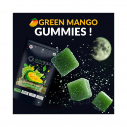 Gummies THC + CBD - Green Mango - Silent Seeds