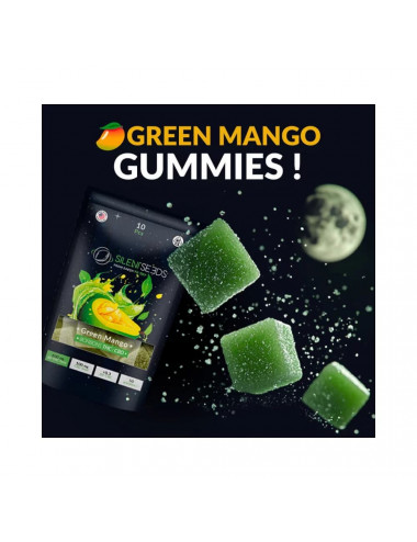 Gummies THC + CBD - Green Mango - Silent Seeds