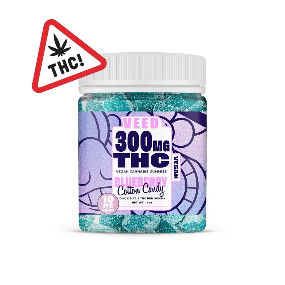 Gummies Delta-9 THC - Barbe à papa 300mg - Veed