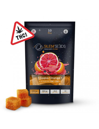 Gummies THC Delta 9 Guava Orange - Silent Seeds