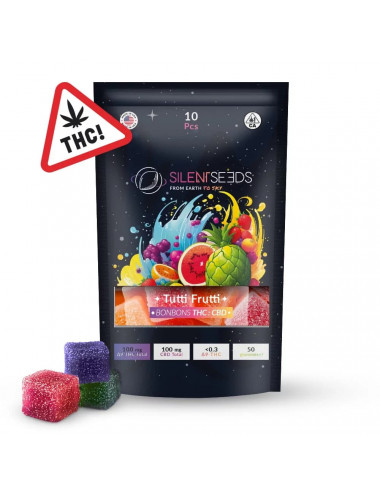 Gummies THC Delta 9 Tutti Frutti - Silent Seeds