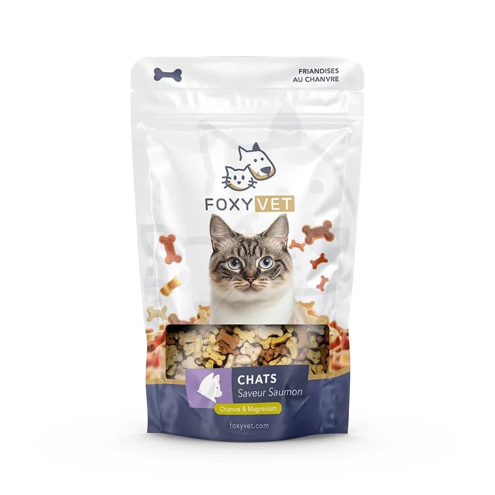 Friandises au CBD pour chat - Foxyvet - 70 unités