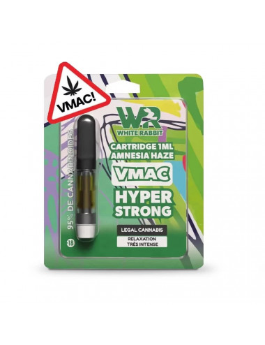 CARTOUCHE VMAC HYPER STRONG - AMNESIA HAZE - WHITE RABBIT