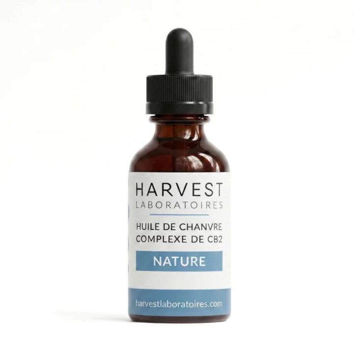 Huile de Chanvre CB2 20 % Harvest, sans THC ni CBD | Weedy.fr