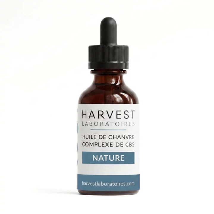 Huile de Chanvre CB2 30 % Harvest, sans THC ni CBD | Weedy.fr