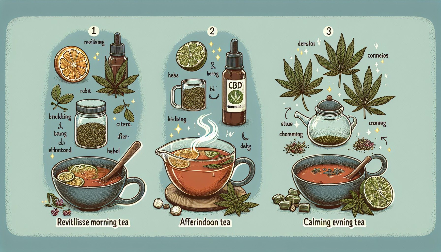 3 easy CBD tea recipes for all occasions!