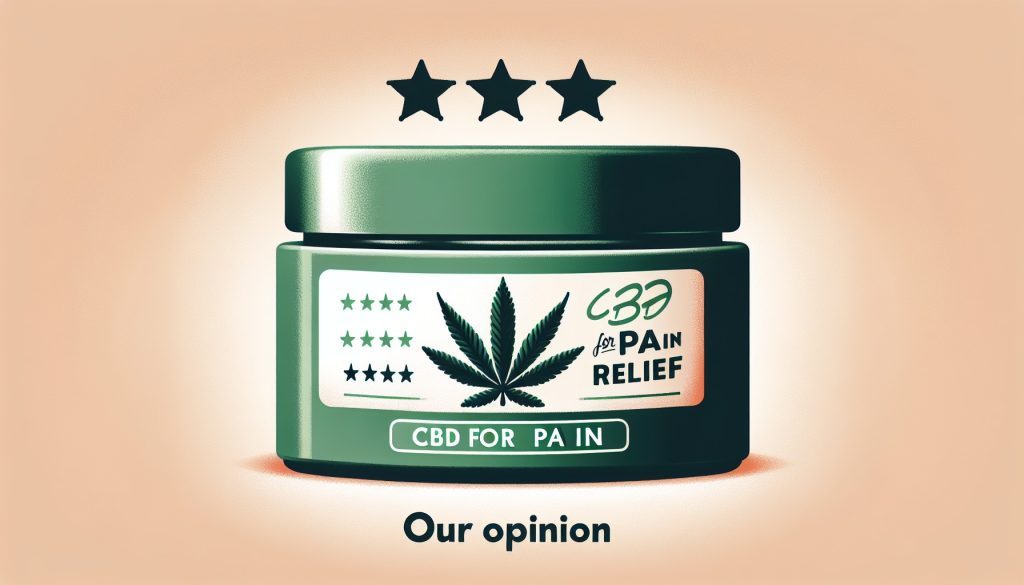 Anti-inflammatory cream with CBD for pain: our opinion