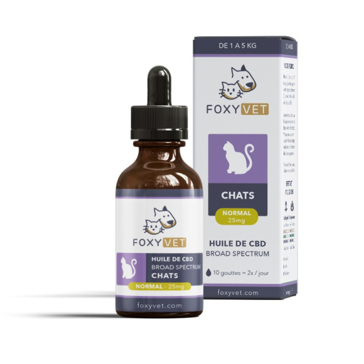 CBD-Öl für Katzen von der Marke Foxyvet