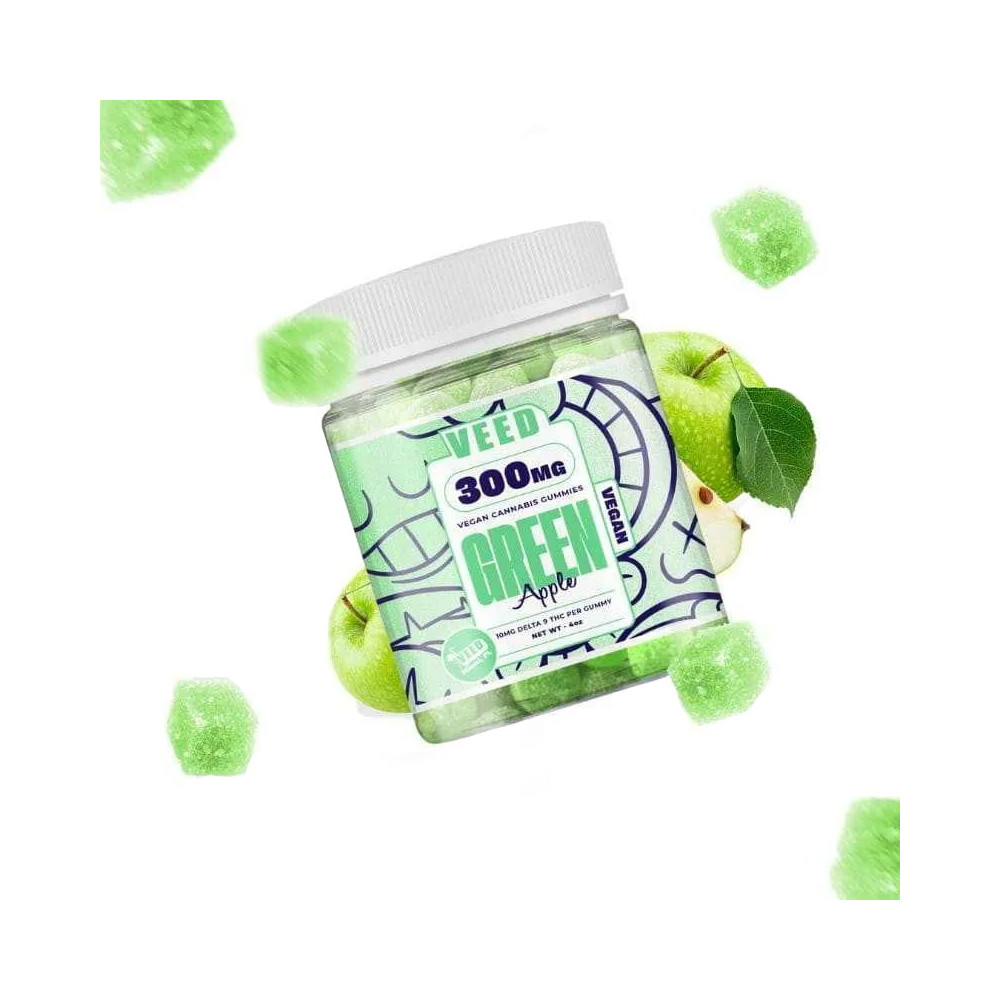 Gummies Delta-9 THC - Grüner Apfel 300mg - Veed