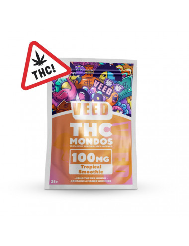 Mondo cube Delta 9 THC - Tropischer Smoothie 100mg - Veed