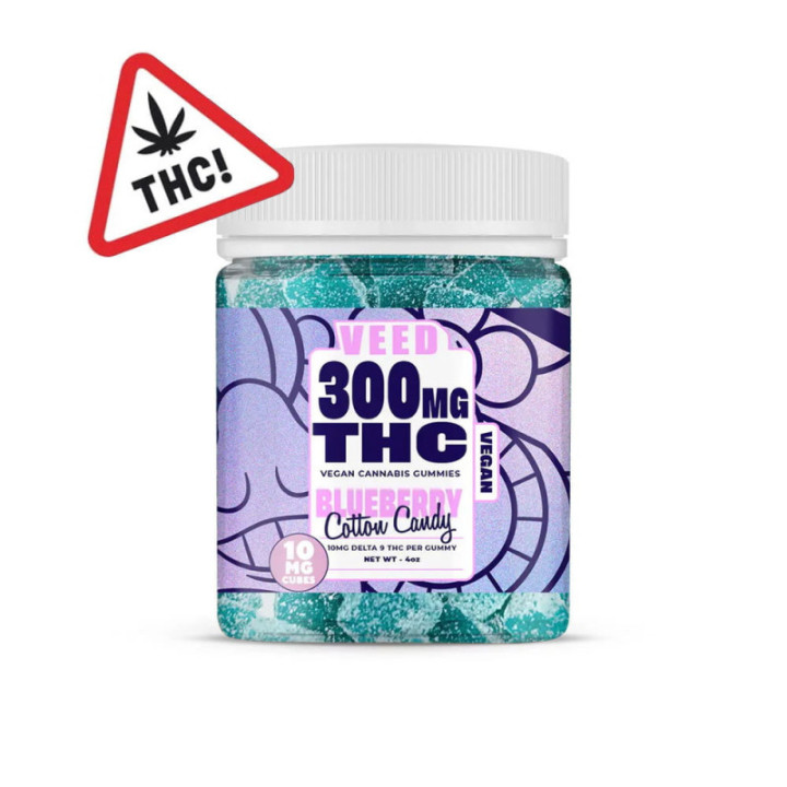 Gummies Delta-9 THC - Zuckerwatte 300mg - Veed