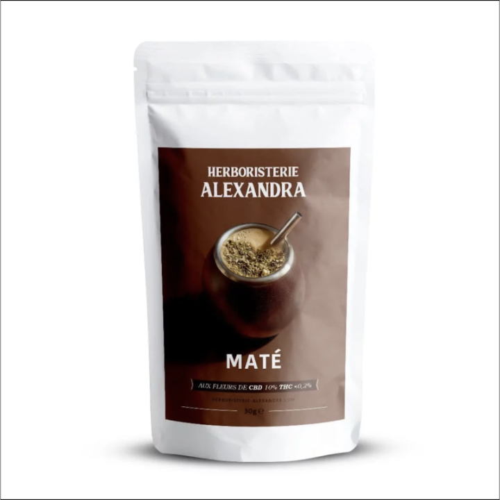 Bio-CBD-Mate – Herboristerie Alexandra, Energie und natürliche Gelassenheit | Weedy.fr