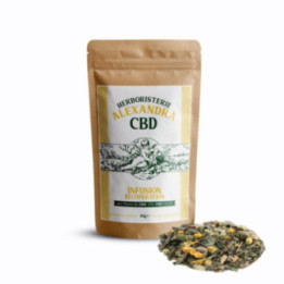 Infusion CBD récupération bio - Herboristerie Alexandra