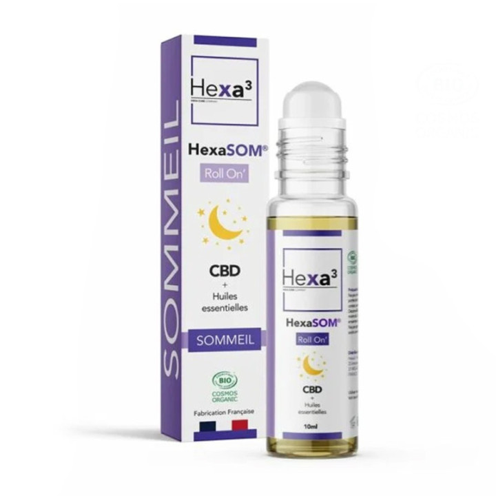 The Unique Experience of HexaSOM® Organic CBD Sleep Roll-on - Weedy.fr