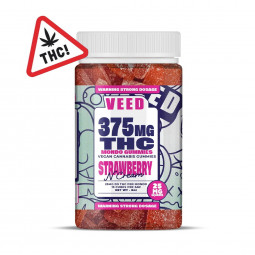 Gummies Delta-9 THC - Strawberry 375mg - Veed