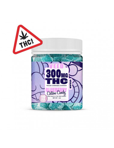 Gummies Delta-9 THC - Cotton Candy 300mg - Veed