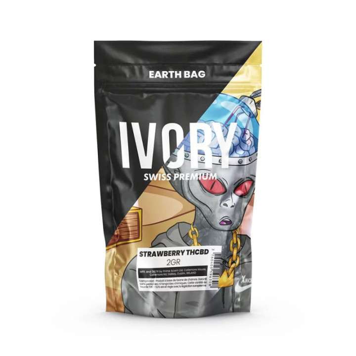 Strawberry THCBD Ivory – Fruity & powerful resin | Weedy.fr