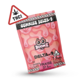 D9 Strawberry Gummies 7.5mg – Fruity balance & control | Weedy.fr