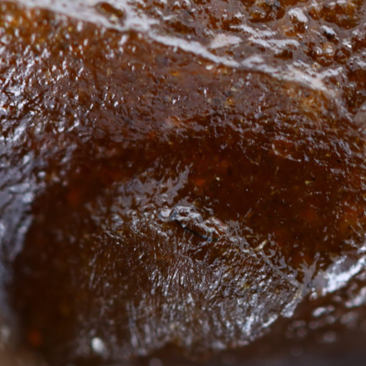 Detalle de la resina CBD