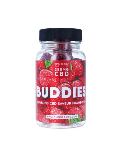 Caramelos CBD de frambuesa - Buddies