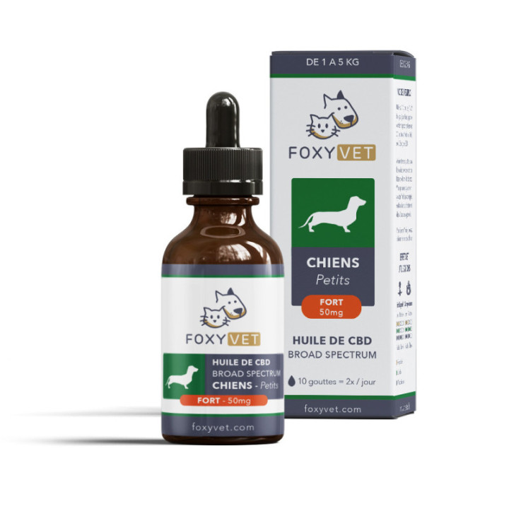 Aceite de CBD para perros pequeños
