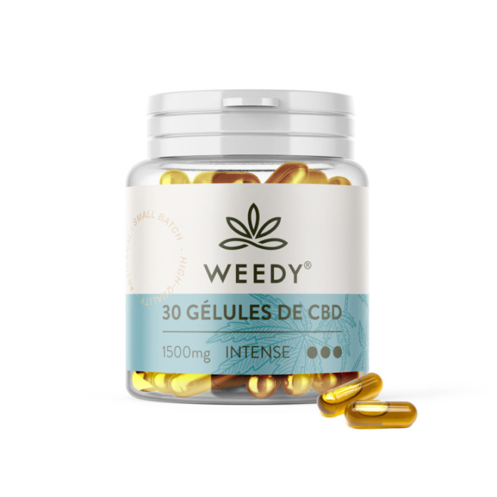 Cápsula Weedy Intense CBD