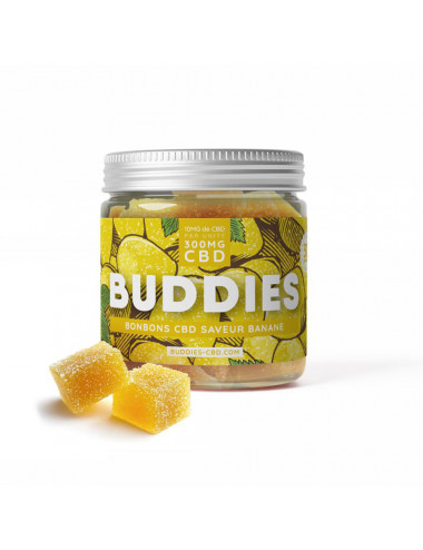 Caramelos de plátano y CBD - Buddies