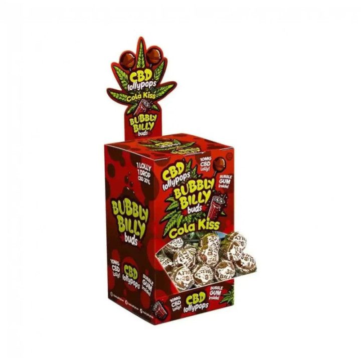 Chupete CBD 10 mg - Cola Kiss - Bubbly Billy