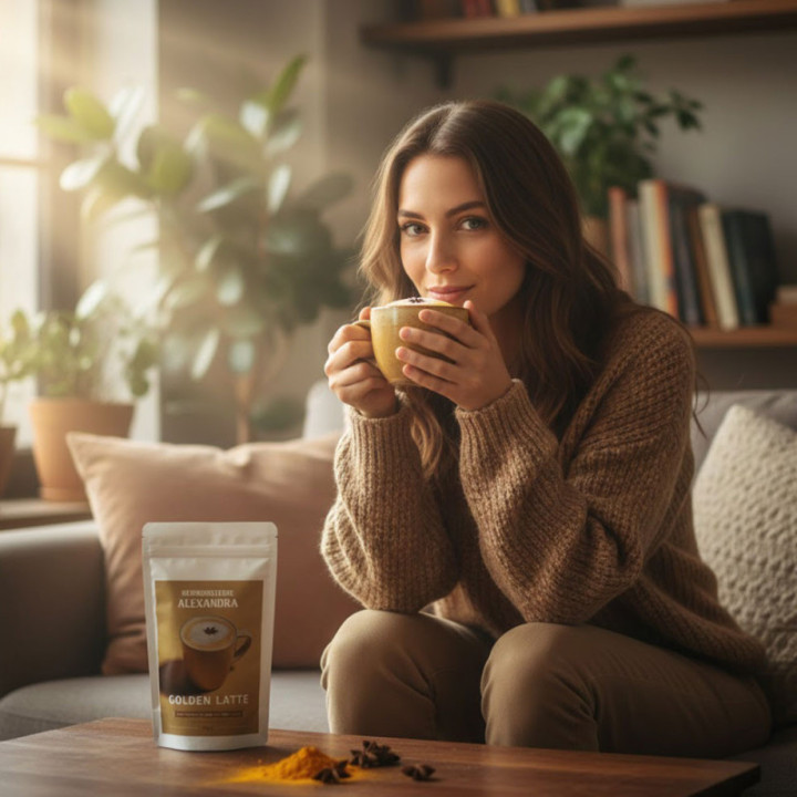 Golden Latte CBD: reconfortante ritual caliente con cúrcuma | Weedy.fr