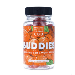 Caramelle CBD alla pesca - Buddies