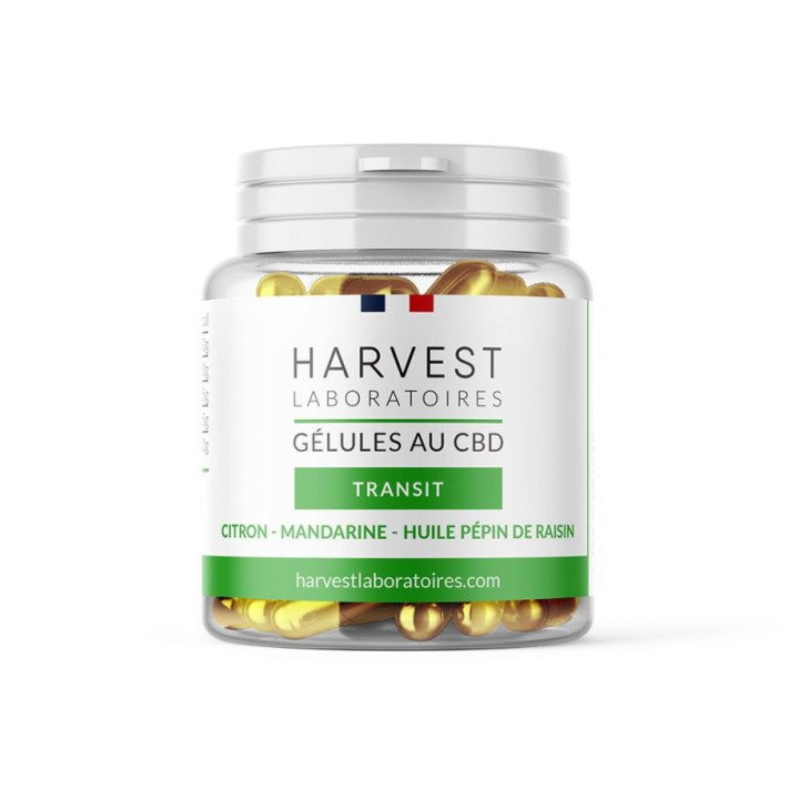 Capsule di CBD - Digestione con Omega 6 e 9 - Harvest Laboratoires