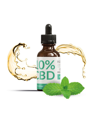 Olio di menta e CBD ad ampio spettro