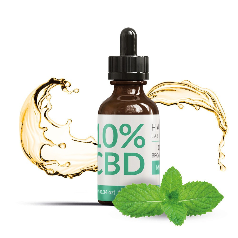 Olio di menta e CBD ad ampio spettro