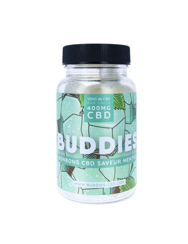 Caramelle alla menta CBD senza zucchero - Buddies