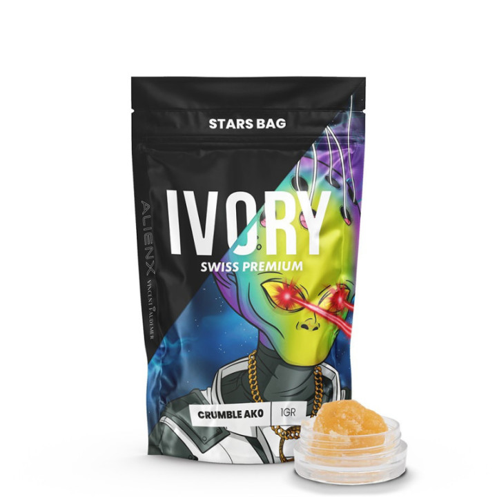 Crumble di CBD AKO 94% IVORY - Weedy.fr
