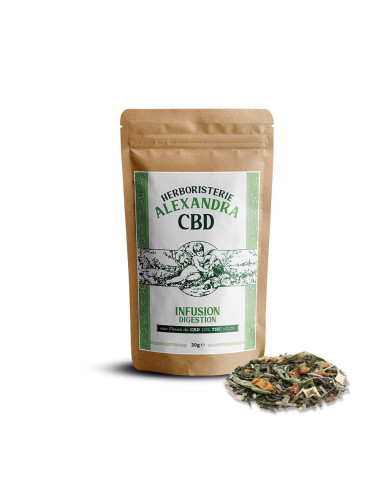 Infuso organico di CBD per la digestione...
