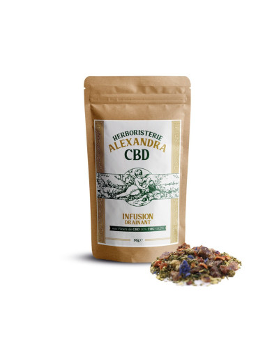 Infusione CBD drenante bio - Erboristeria Alexandra