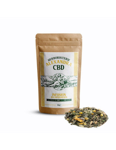 Infusione CBD récupération bio - Erboristeria Alexandra
