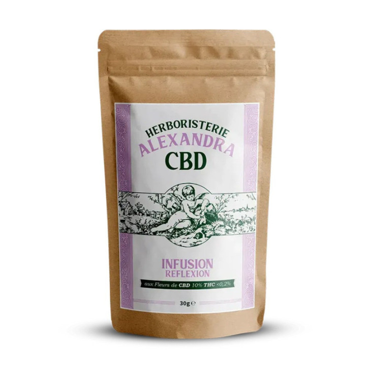 Infuso CBD Riflessione - Stimola la tua produttività - Weedy.fr