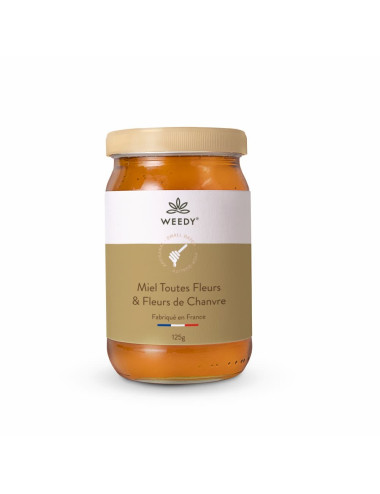 Miele di tutti i fiori e fiori di canapa - 125 g