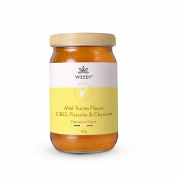 Miele di canapa, CBD e pistacchio - 125 g