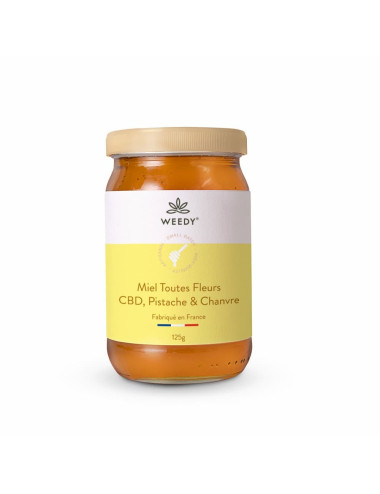 Miele di canapa, CBD e pistacchio - 125 g