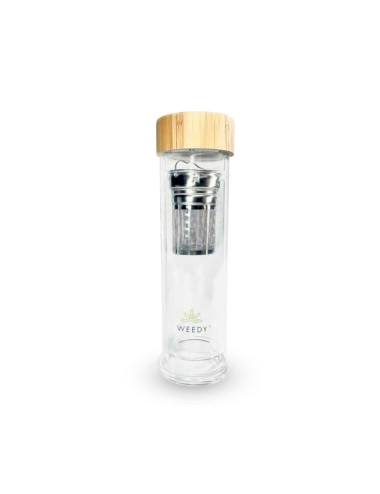 Fiaschetta da tè in vetro borosilicato da 420 ml